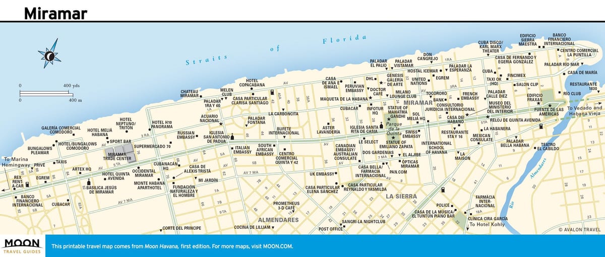 miramar la Habana mapa