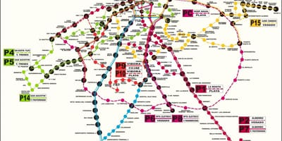Mapa de la estación de bus viazul la Habana