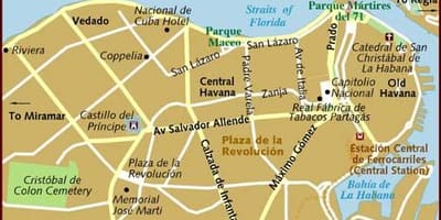 Mapa De La Habana