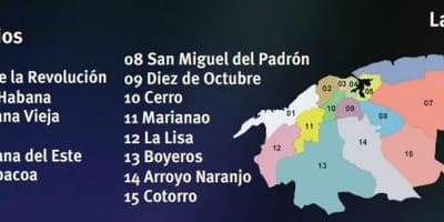 Mapa de la regla Cuba